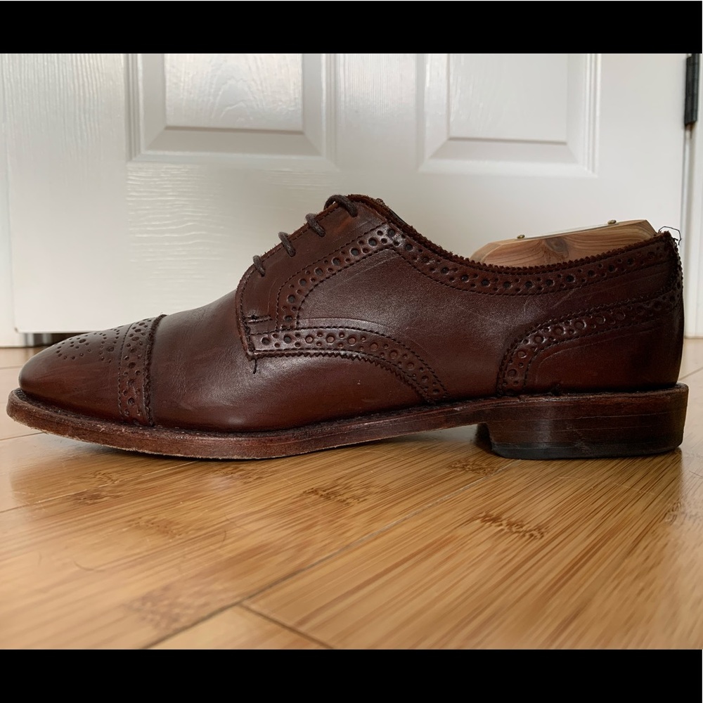 Allen Edmonds 6th Ave Cap Toe Derby Dress Shoes